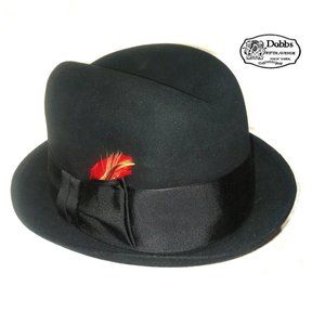 Vintage Dobbs Fth Avenue New York Felt Hat Fedora Size 6 7/8 Excellent Condition